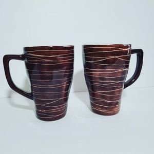 Tag Marble Coffee Mugs Set of 2